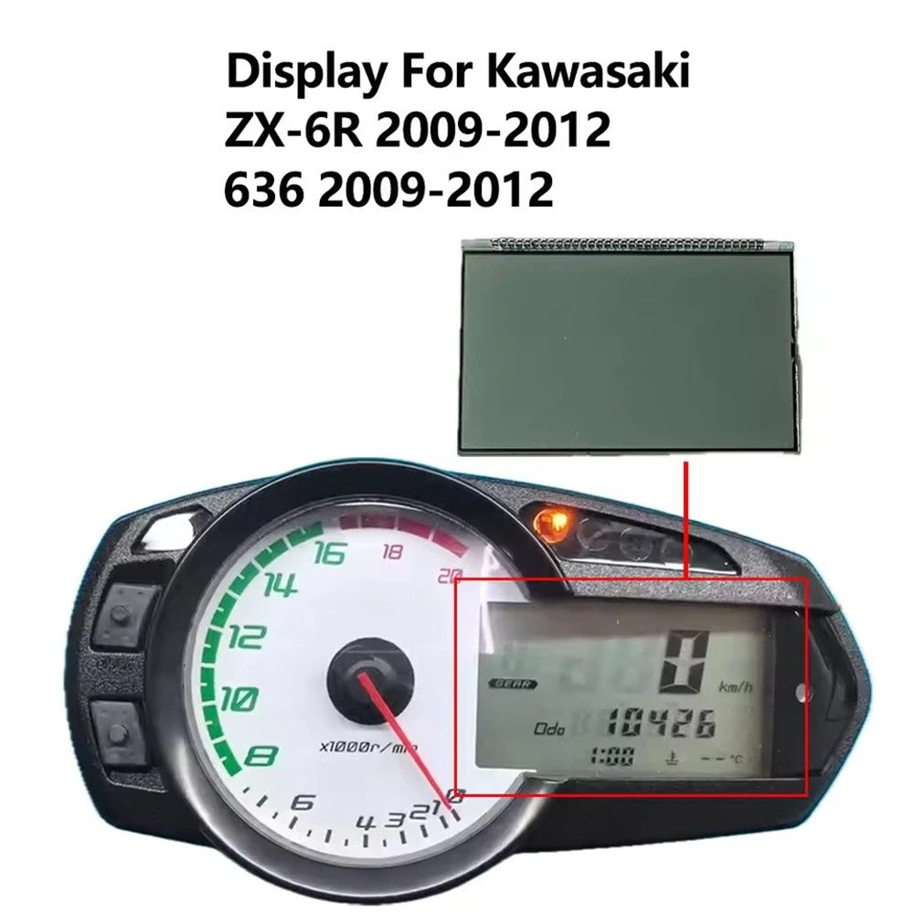 Speedometer LCD Screen for Kawasaki ZX-6R 636 (2009–2012)