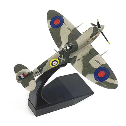 Supermarine Spitfire MK Alloy Model for 1:72 Scale Aircraft Collection