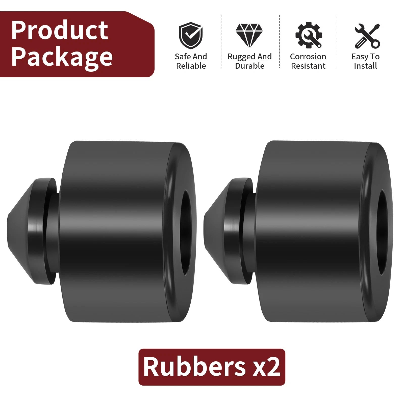 2X Rear Fender Seat Rubbers for Honda CRF230M CRF230L ST1300 ST1300A ST1300P