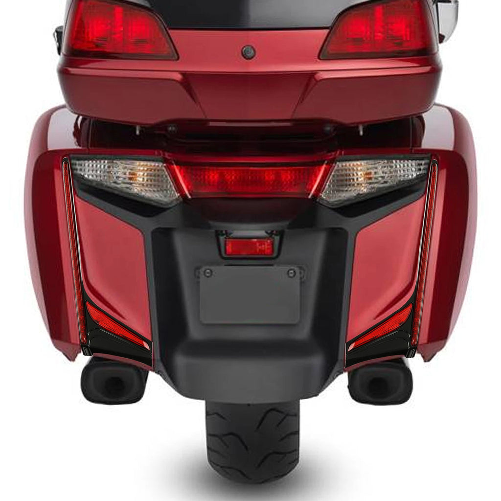 Rear LED Vertical Light Strips Red Lens for Honda Goldwing 1800 (2012–2017)
