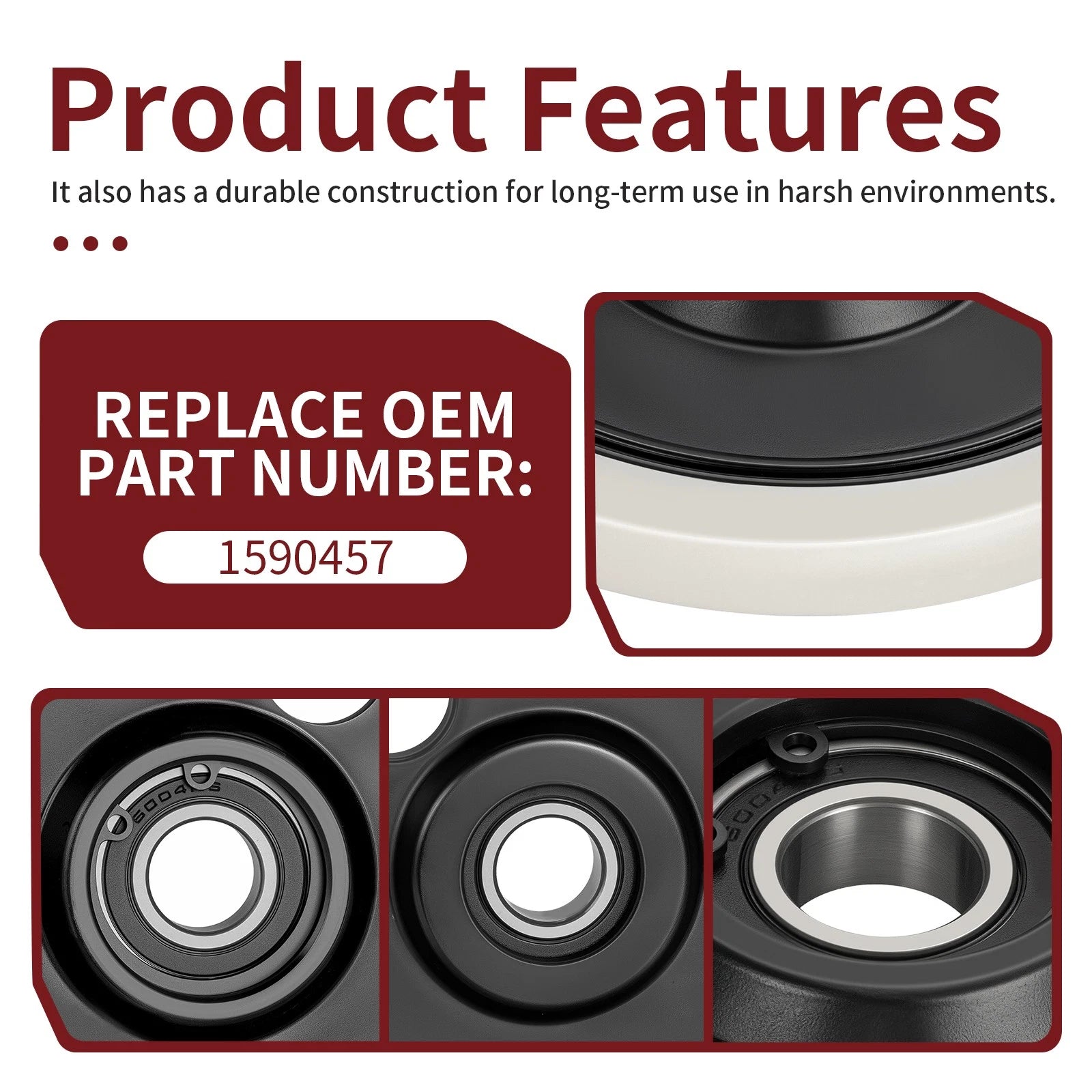 Set of 2 Plain Wheel Assembly for Polaris Indy 600 800 850 (2019)