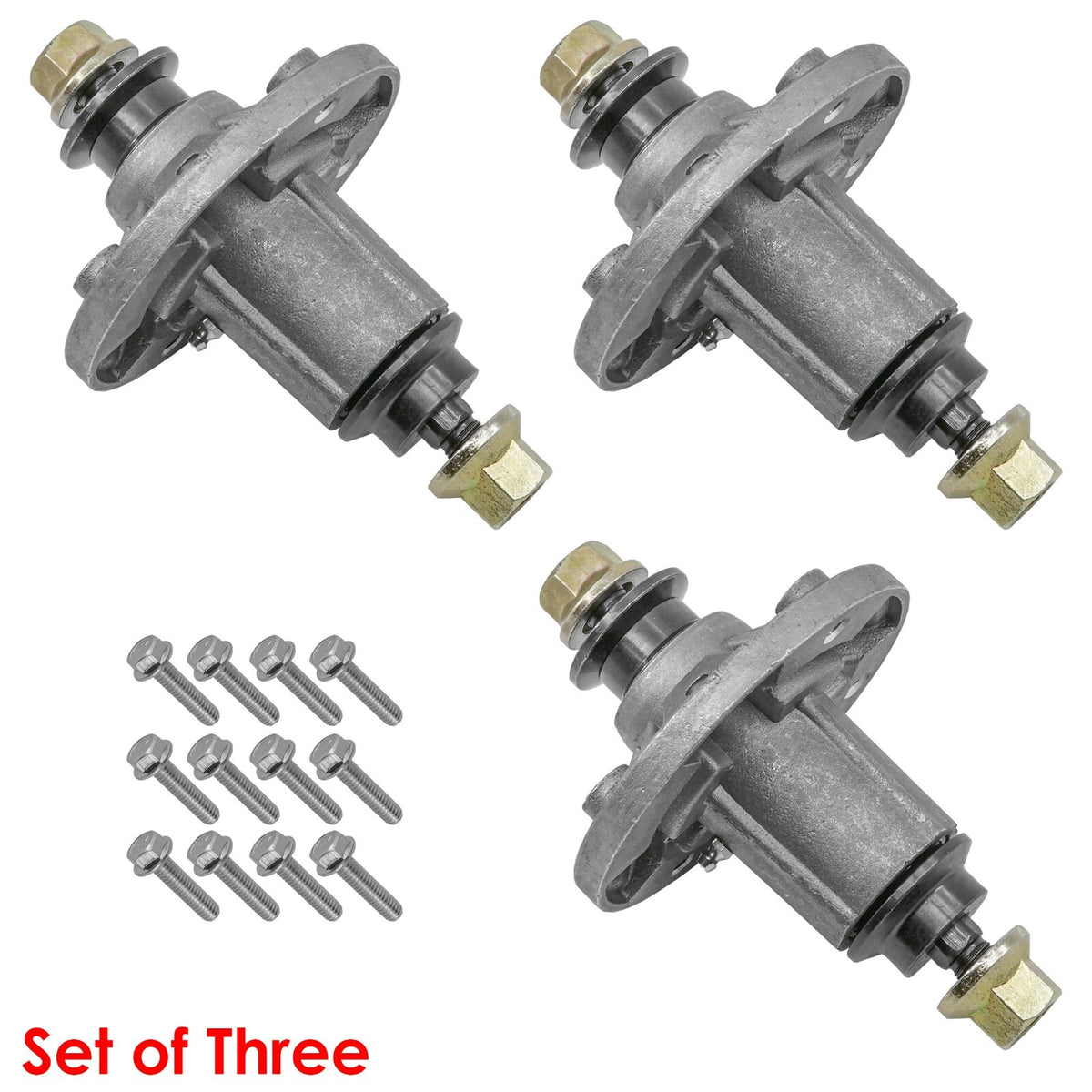 Spindle Replacement for John Deere D170 E140 E150 E160 E170 E180 L130 (48 54) (3x)