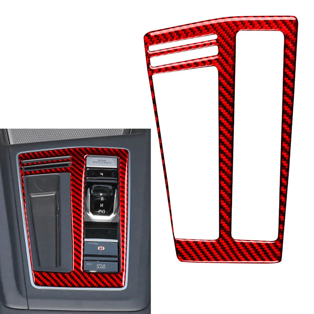 Gear Shift Panel Frame Cover Trim for Volkswagen Golf 8 MK8 (2021–2023) Red RHD