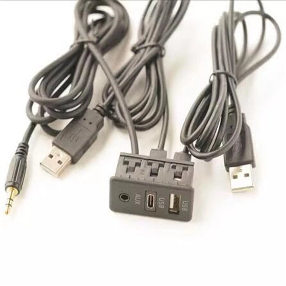 USB Extension Cable Adapter for Car Dash (150CM)