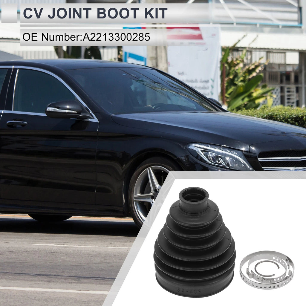 Inner CV Joint Boot Kit with Clamps for Mercedes-Benz C300 (2008–2014)