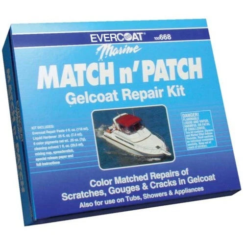 Gelcoat Match & Patch Repair Kit for 668