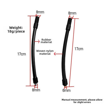 Inflatable Tube Hose with M6 M8 Thread Adapter for Air Pump Compatibility
