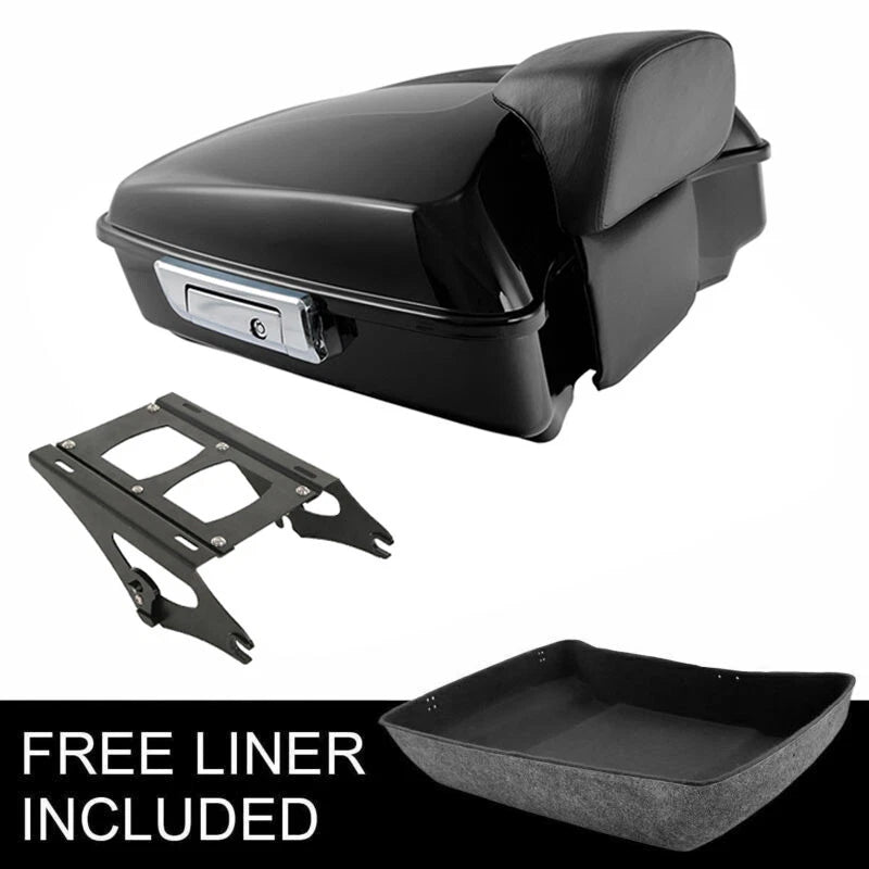 Chopped Trunk Backrest Mounting Rack for Harley Touring Street Glide (2014–2026)