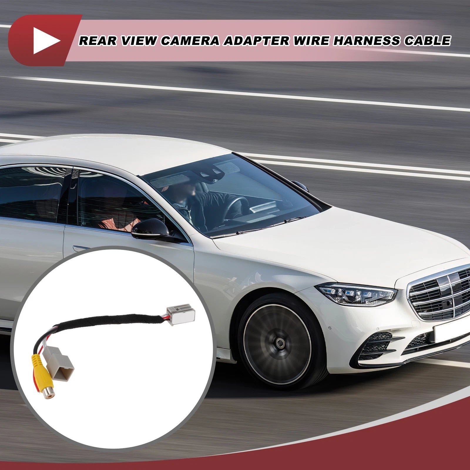 Rear View Camera Adapter Wire Harness Cable for Mitsubishi Outlander (2013–2020)