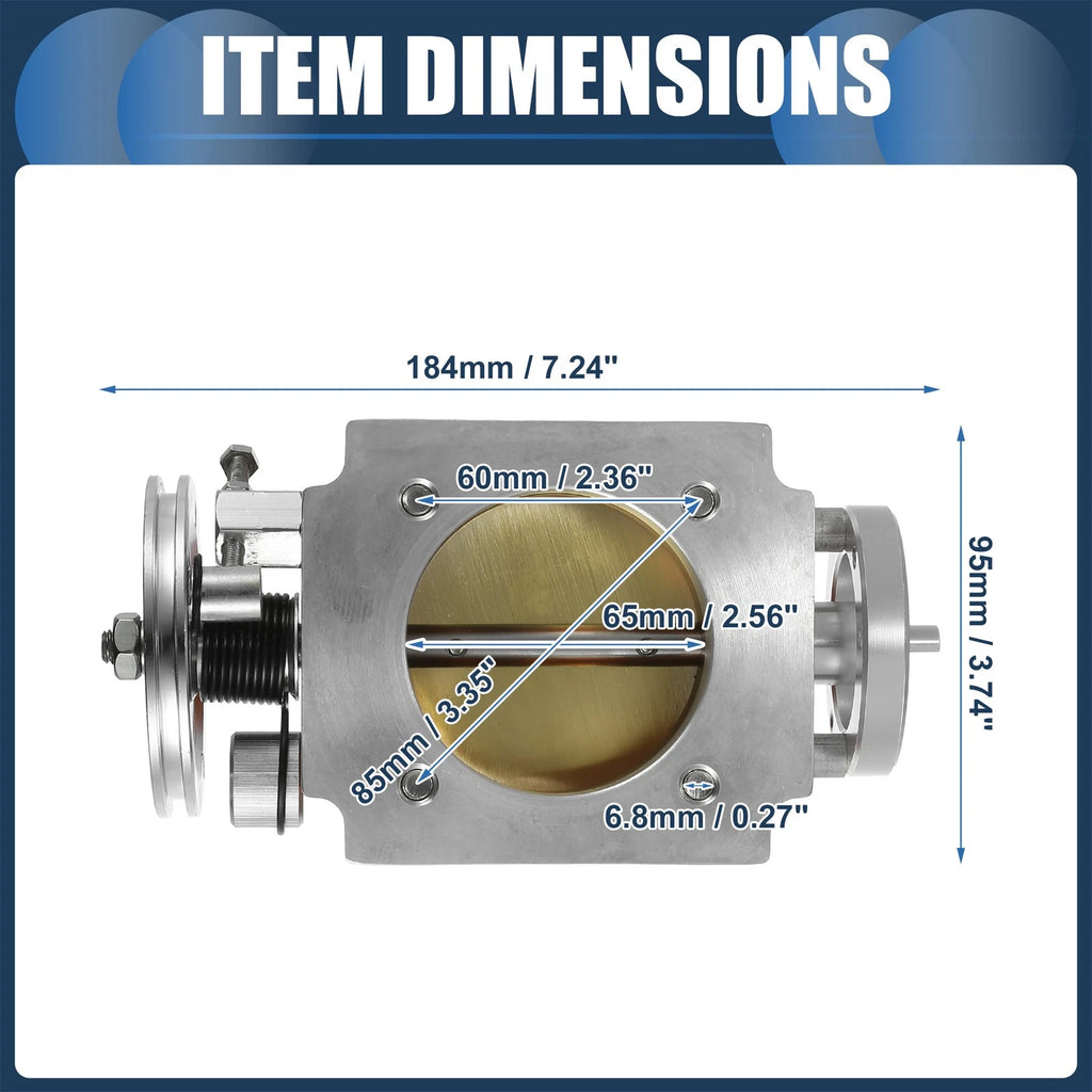 Throttle Body Assembly for Universal Vehicles (65mm/2.56")