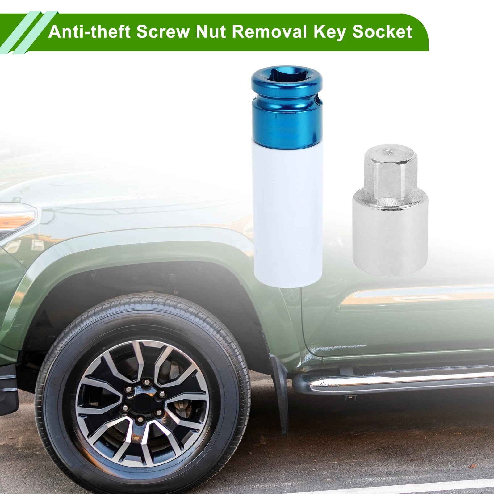 Wheel Lock Lug Nut Key Socket for Toyota Hilux (2005–2015)