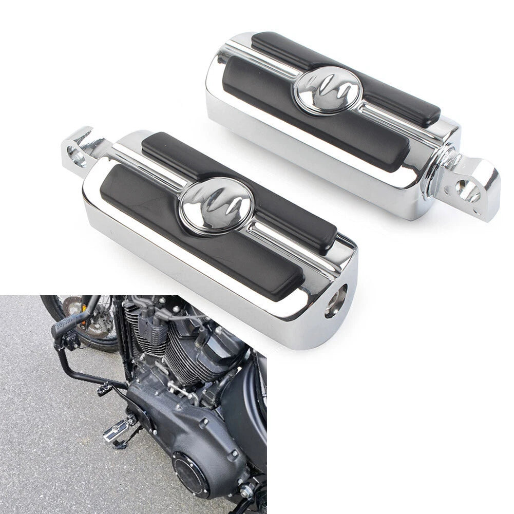 Foot Pegs for Harley-Davidson (10mm, Chrome, Pair)