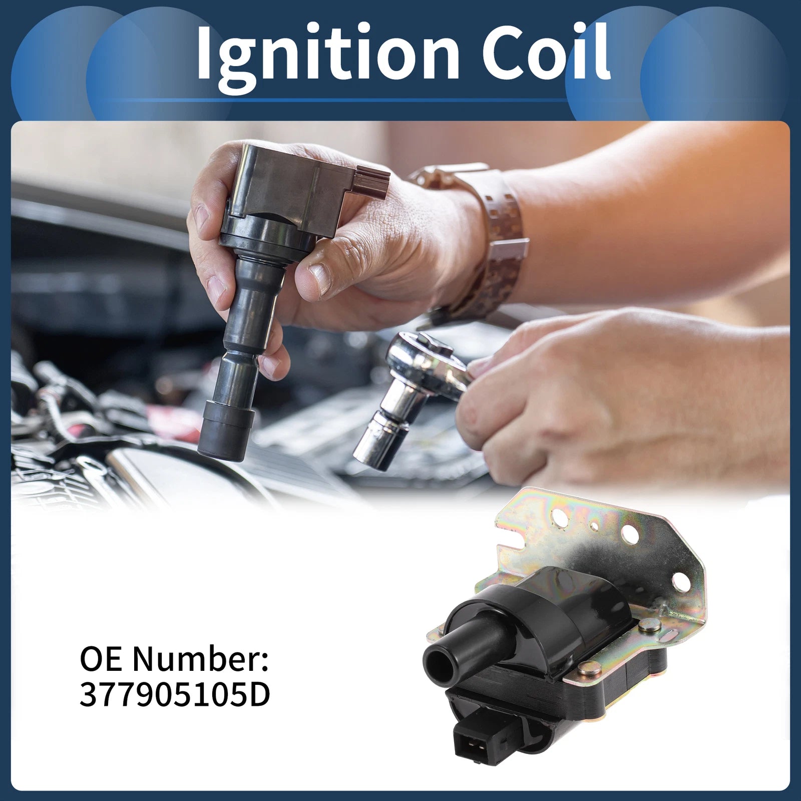 Ignition Coil Pack No. 377905105D for Volkswagen Pointer (2000–2004)