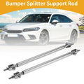 2X Adjustable Front Bumper Lip Splitter Strut Rod Tie for Universal Fit (2010–2023)