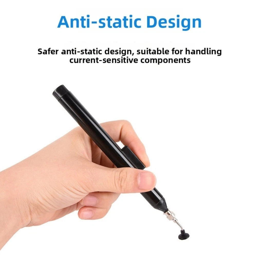 Vacuum Sucking Pen with 3 Size Suction Cups for Electronic Repair