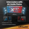 Intercooler Air Guide System for Universal Fit (24x12x3") M8 Mounts