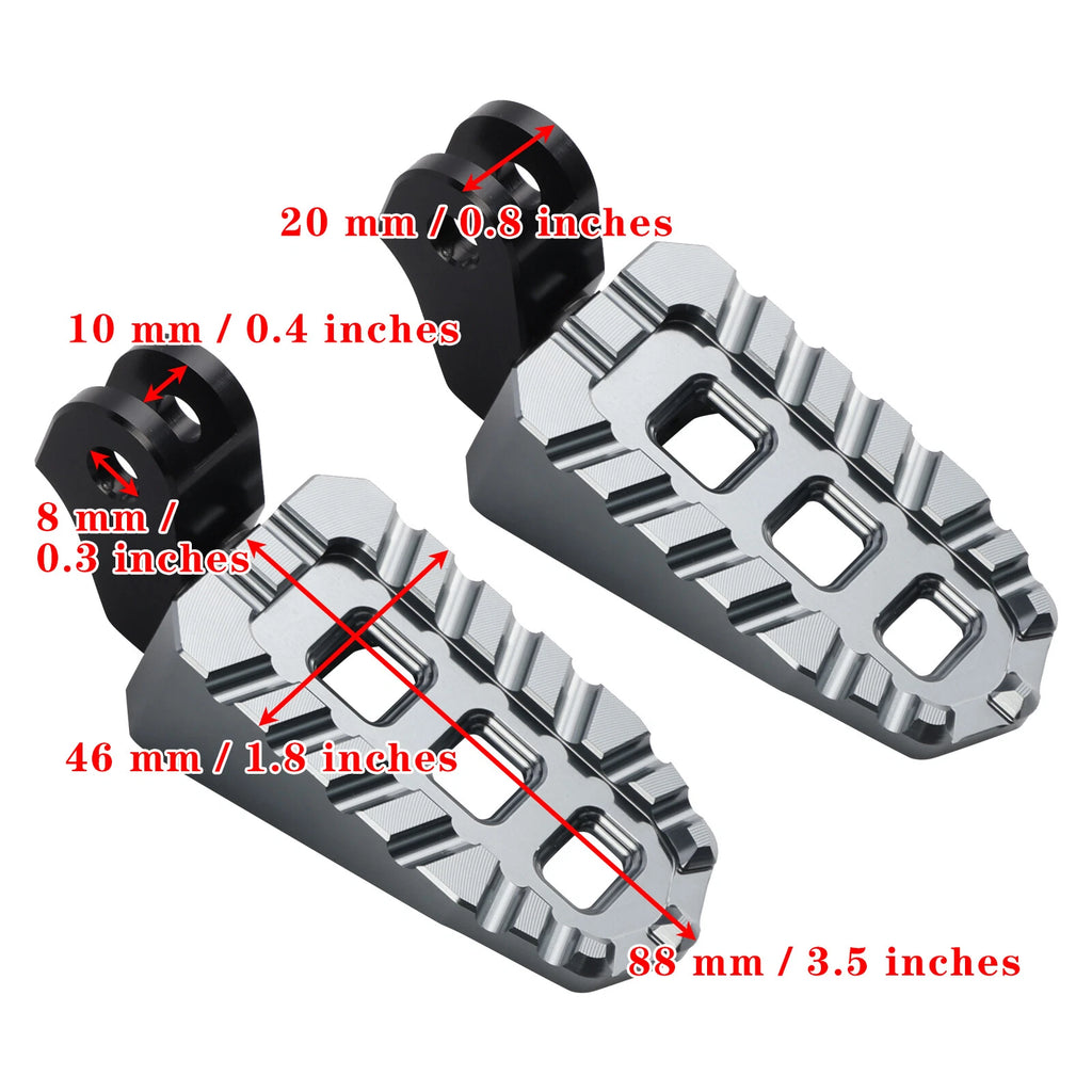 Front Footrests Foot Pegs for Scrambler 400X (2023–2024)
