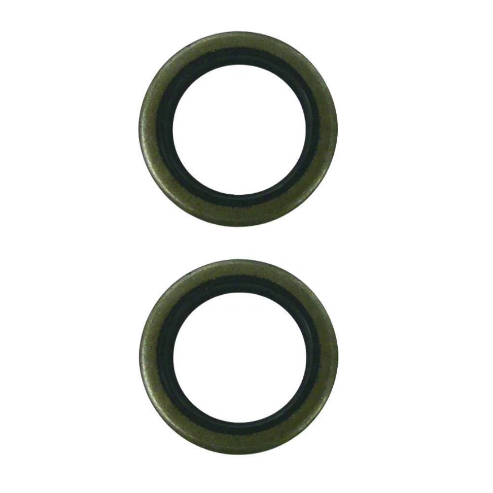 2pcs Oil Seal for Mercury Mariner 65-275 HP (1975–2006) 18-2002, 26-76868, 26-30550