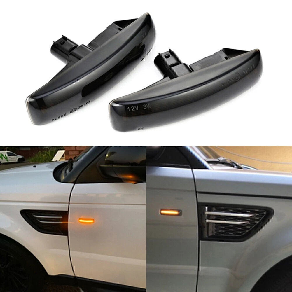 2x LED Side Marker Light Fit Range Rover Sport Discovery LR3 LR4 LR2 2006-2013