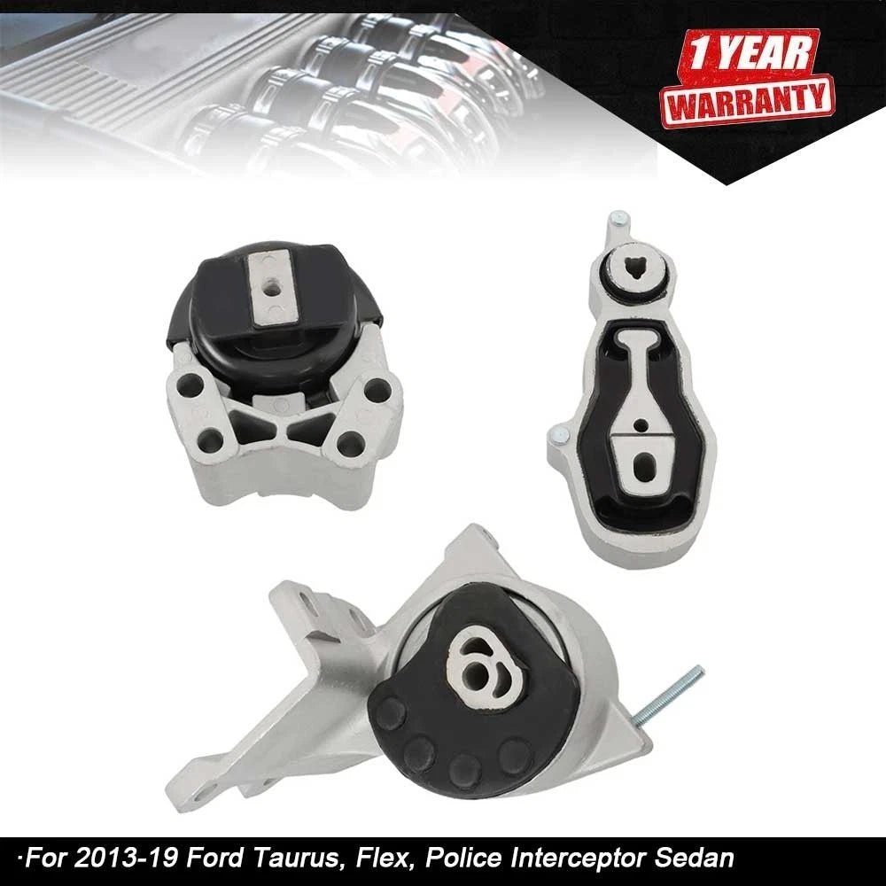 3PCS Engine Motor & Trans Mount for Ford Flex 2013–2019, Taurus 2014–2019