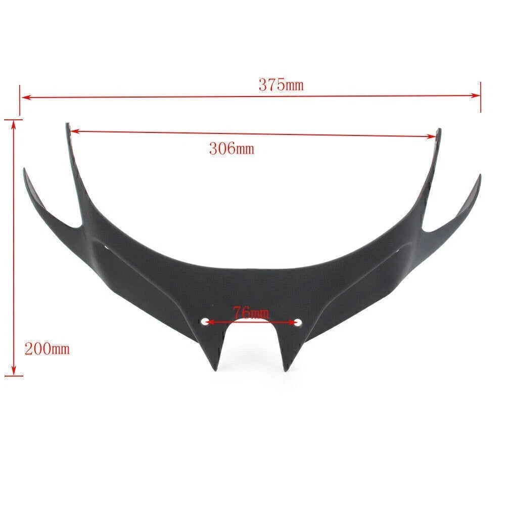 Front Aerodynamic Winglet for Kawasaki Ninja250 Ninja400 (2018–2023) Green