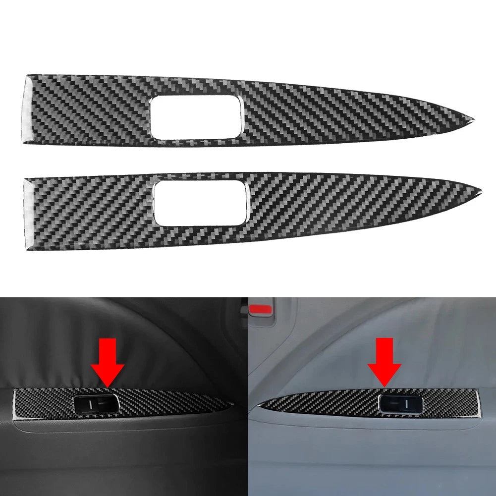 Carbon Fiber Rear Window Control Trim for Honda Odyssey (2005–2010)
