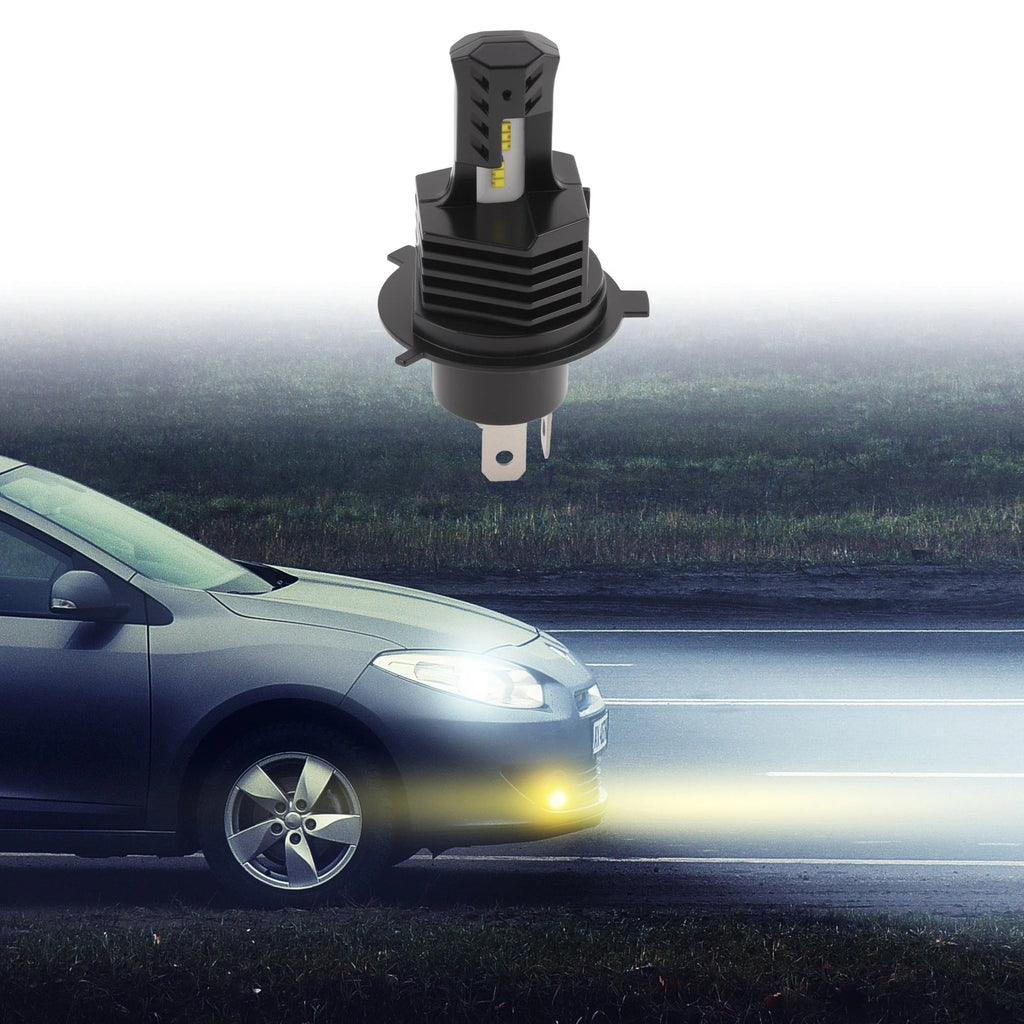 H4/9003 LED Light Bulbs for Auto (7000lm, 6000K Cold White)