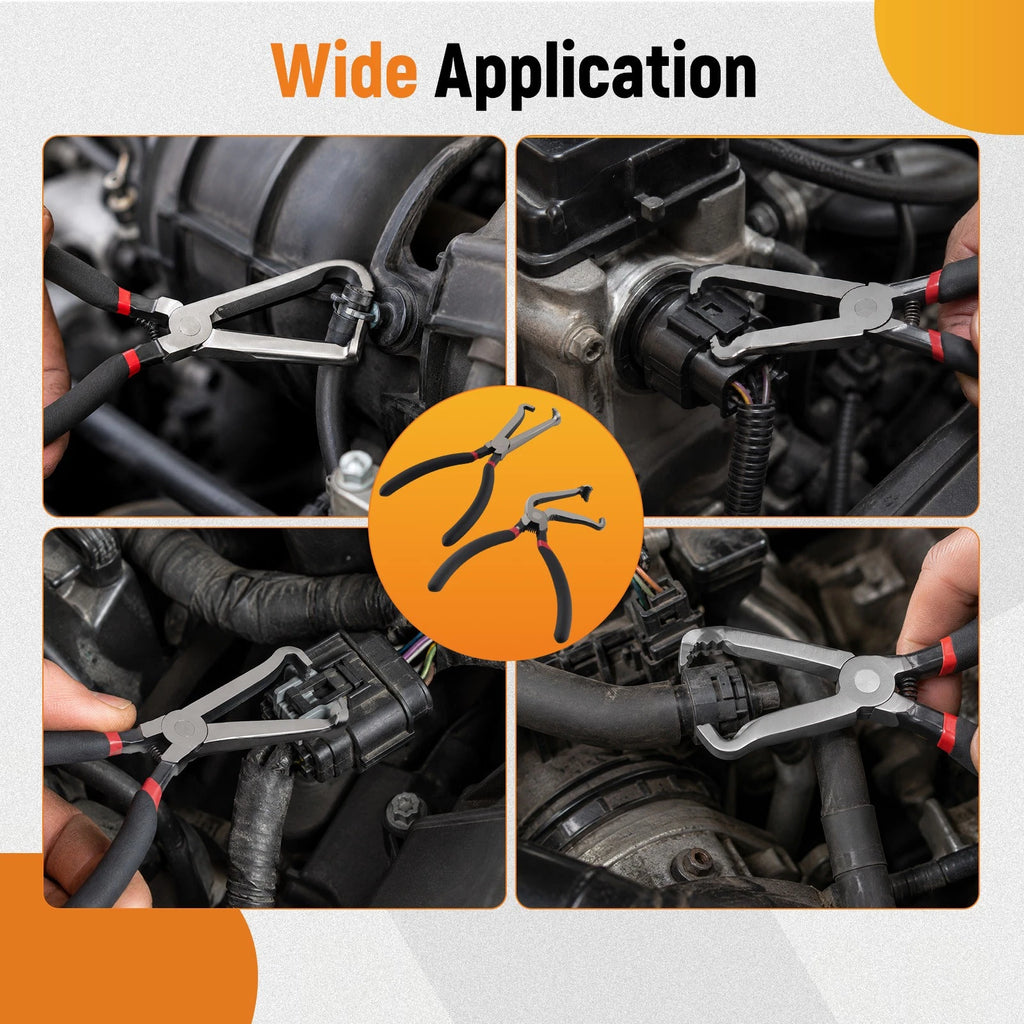 2PC Wiring Electrical Disconnect Pliers for Electrical Connectors