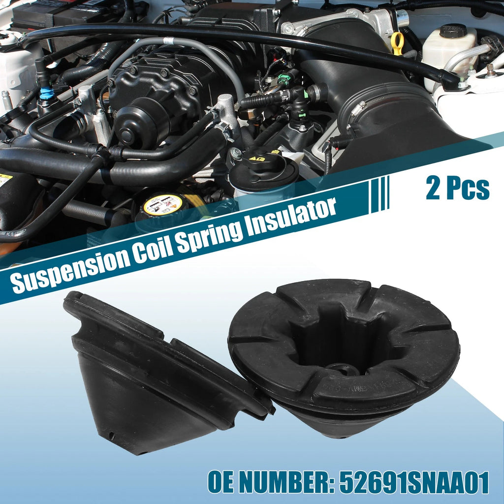 Rear Upper Coil Spring Insulator Replacement 2 Pack for Honda Civic (2006–2015)