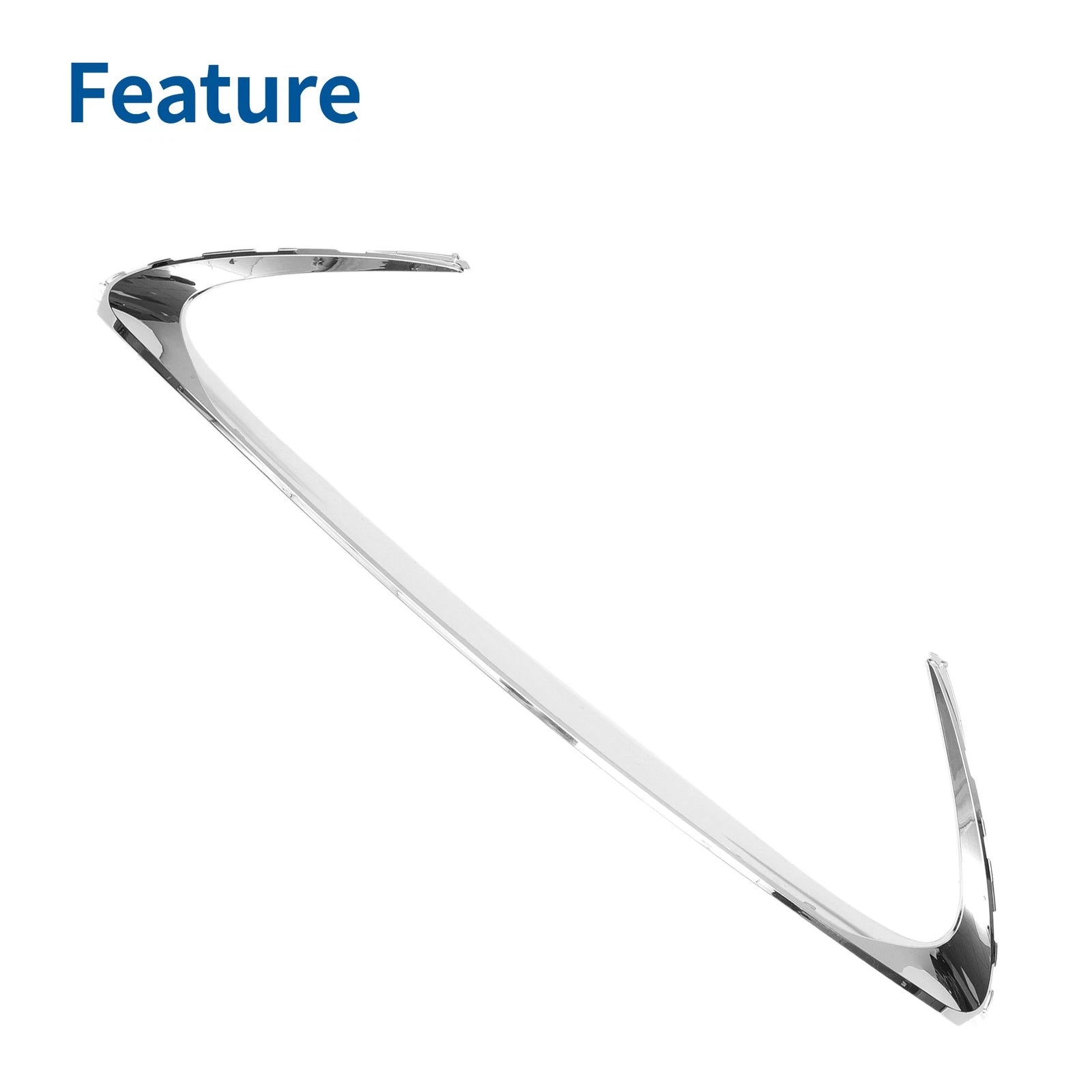 Front Grille Trim for Lexus ES 300h (2016–2018) Silver Tone
