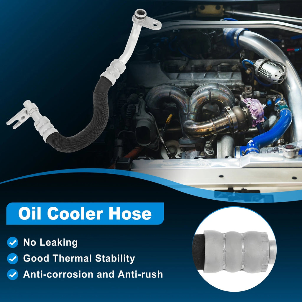 Outlet Engine Oil Cooler Tube Replacement for BMW 535i E60 E61 (2008–2010)