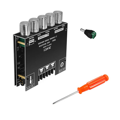 2.1 Channel Bluetooth 5.0 Subwoofer Amplifier Board for Speakers (20-100W, 4-8Ω)