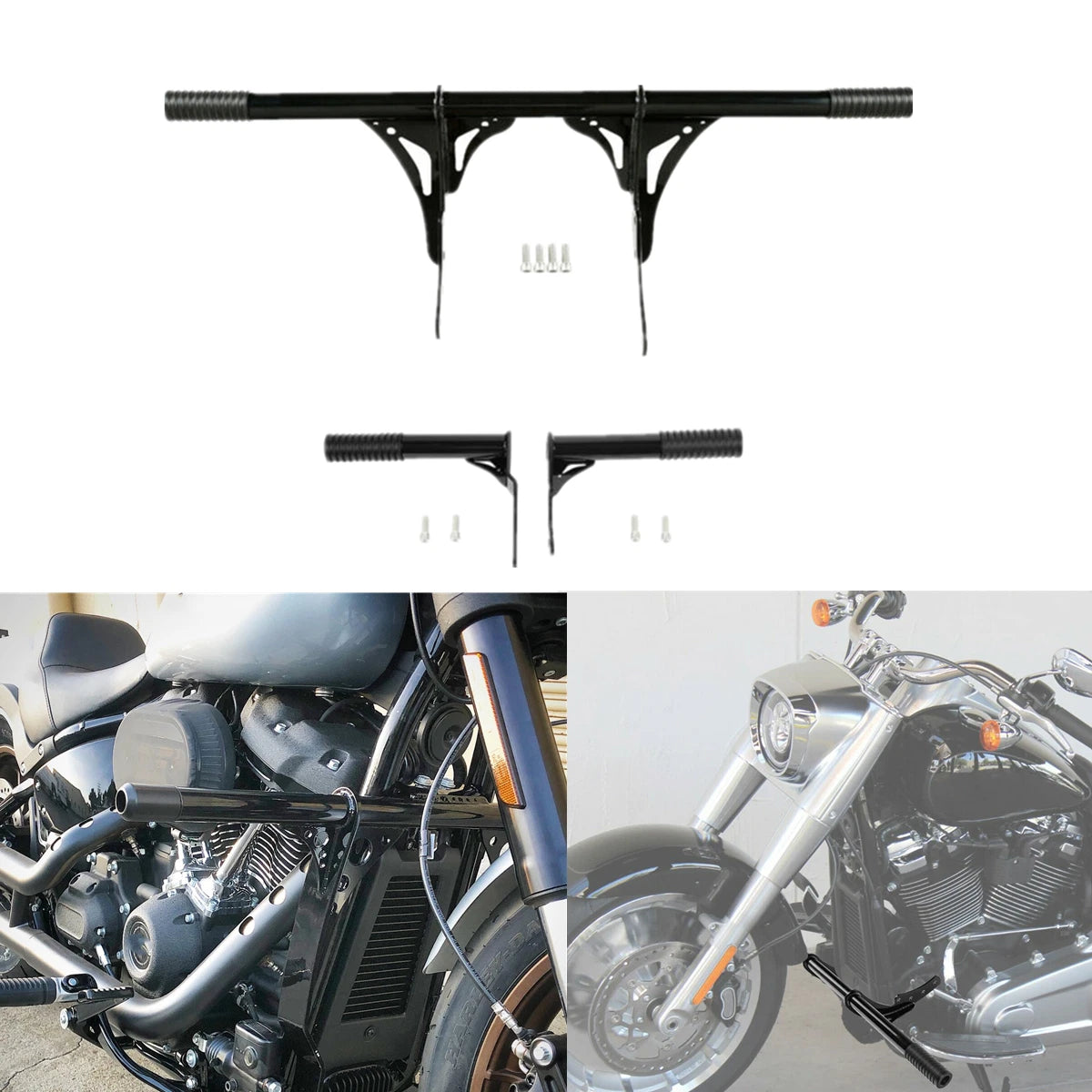 Foot Peg Crashbar Protector for Harley Softail FXLR FXBB Slim FLSL (2018–2023)