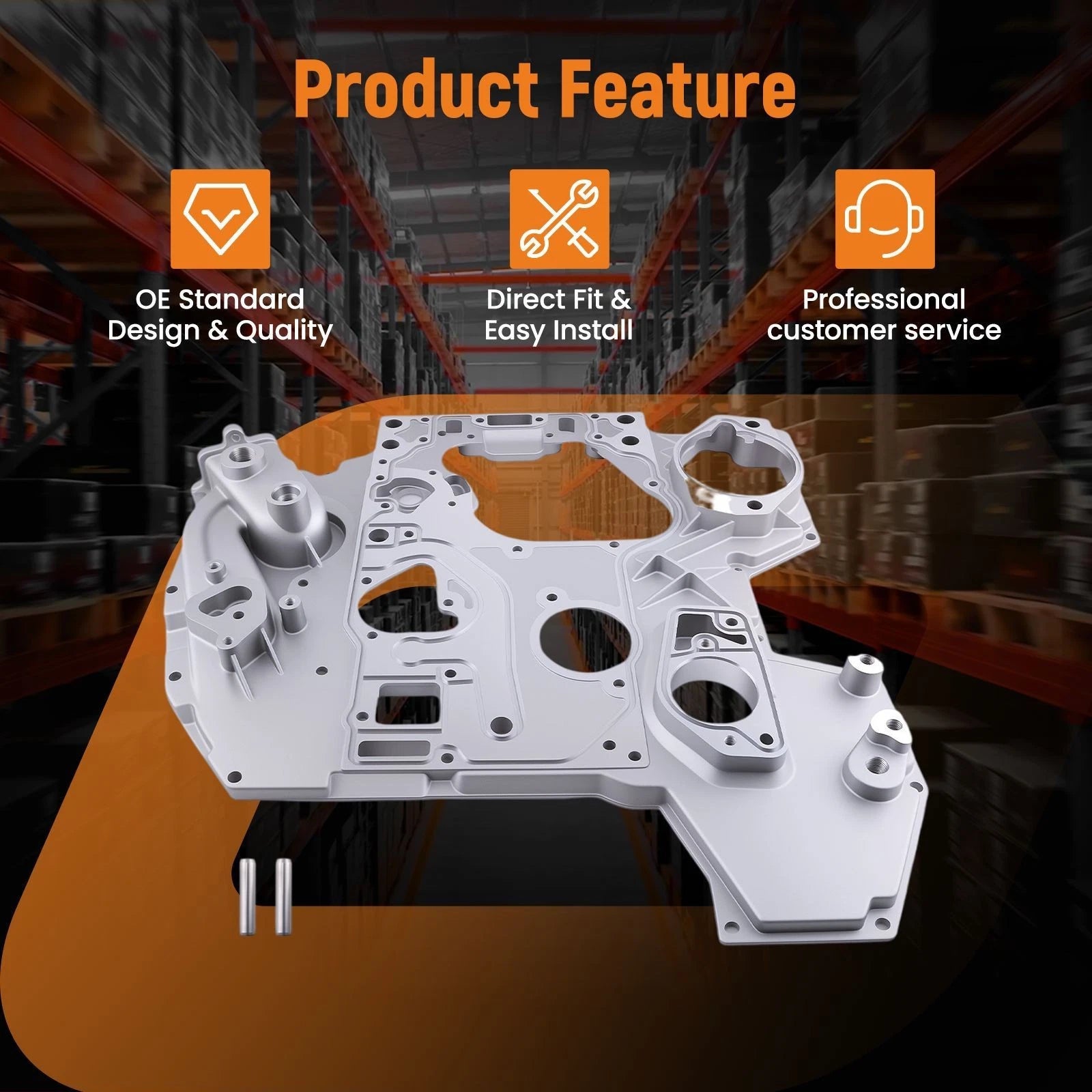 Front Engine Cover for International DT466 MaxxForce (1826335C92)