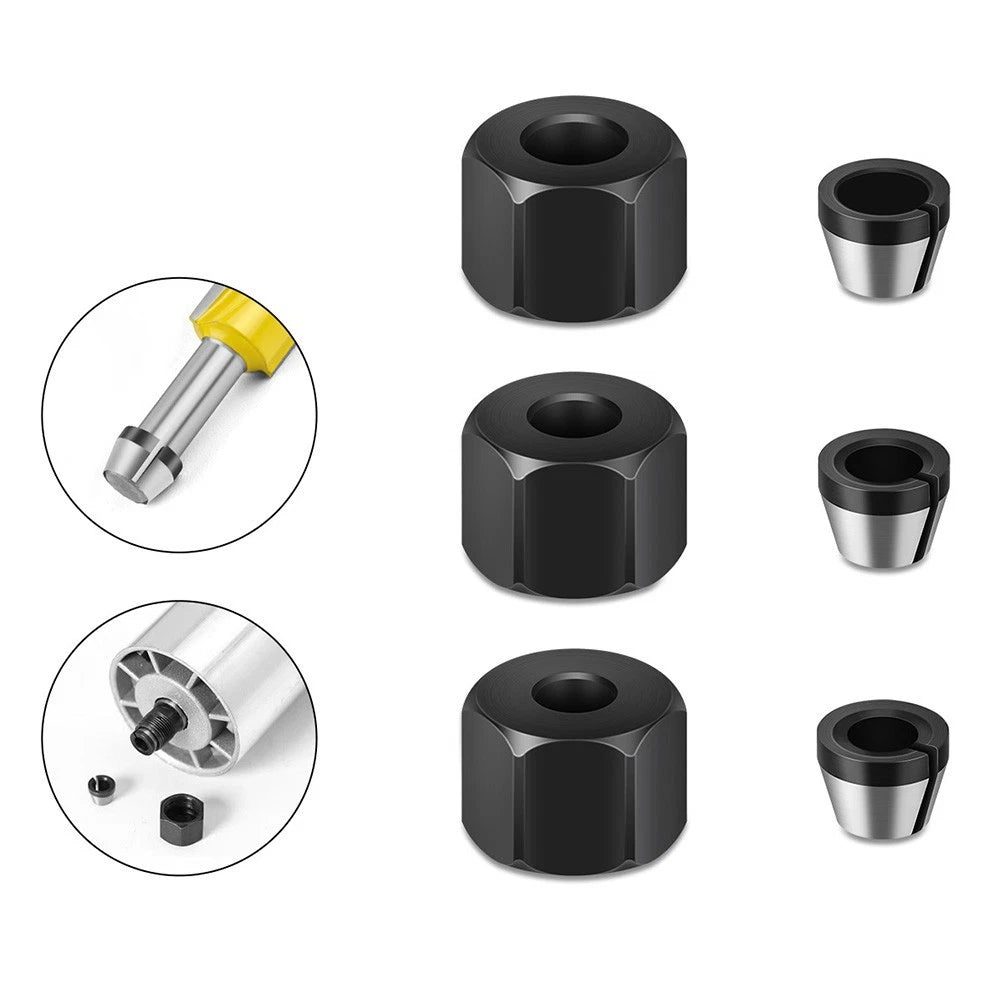 Trimmer Collet Chuck for Engraving and Trimming (Compatible with )