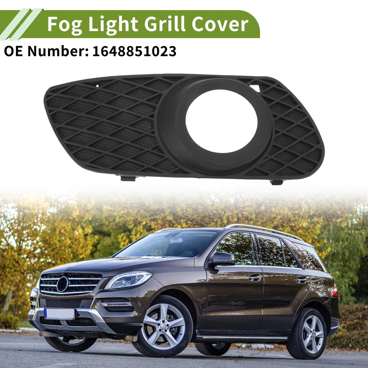 Front Right Fog Light Grill Replacement for Mercedes-Benz ML350 (2006–2007)