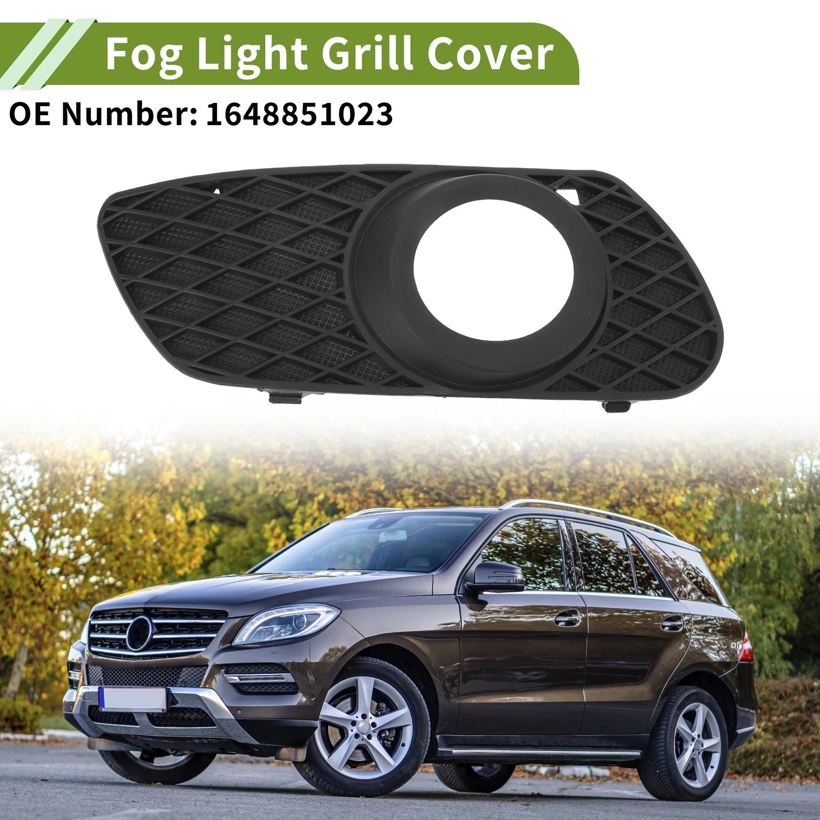 Front Right Fog Light Grill Replacement for Mercedes-Benz ML350 (2006–2007)