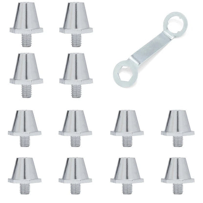 Set of 4 Rugby Boot Studs for Stable Traction (Lightweight)