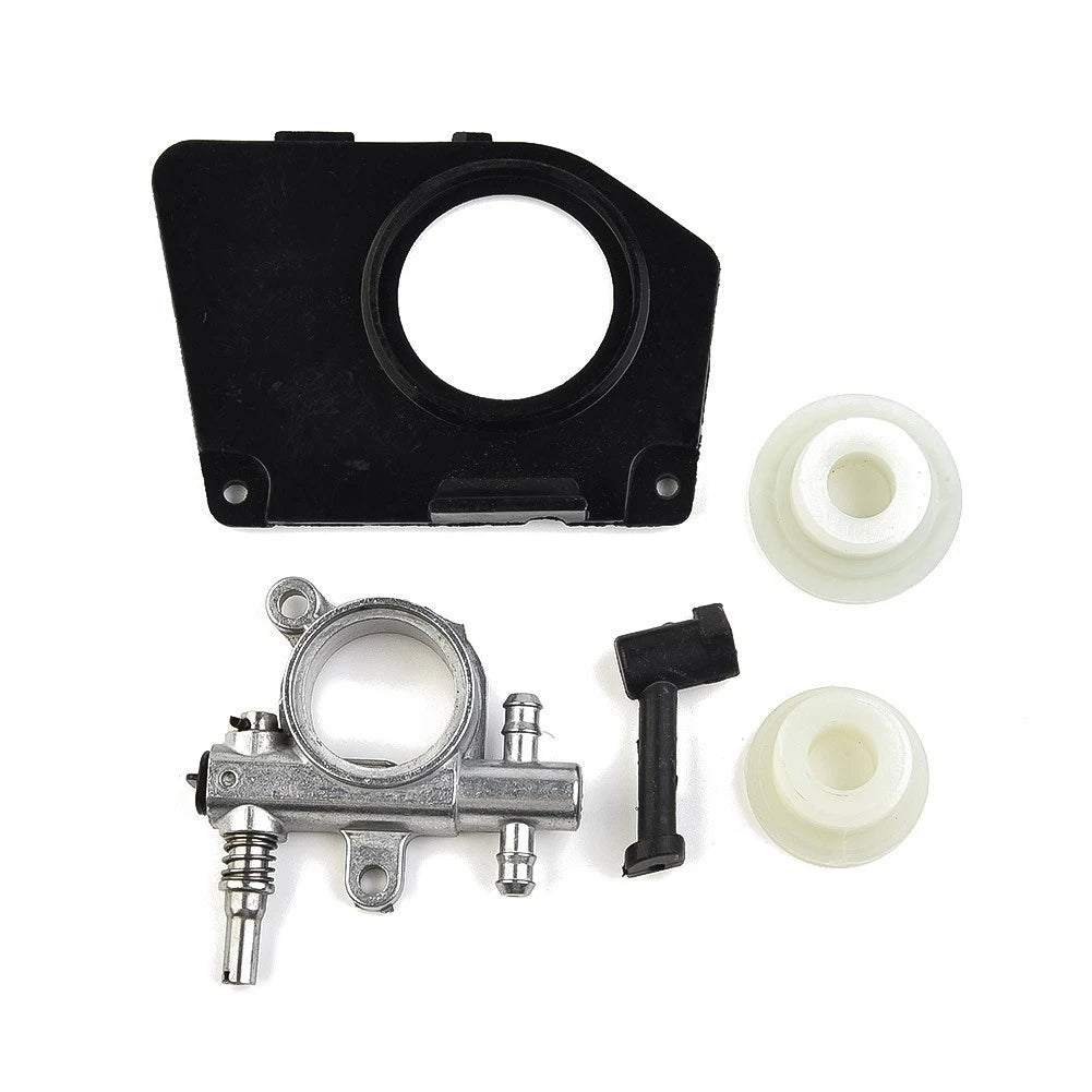 Oil Pump Cover Gear Worm & Injector Nozzle for 25CC 2500 Chainsaw