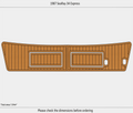 EVA Foam Pad for Sea Ray 34 Express (1987) - Teak Deck Flooring Mat
