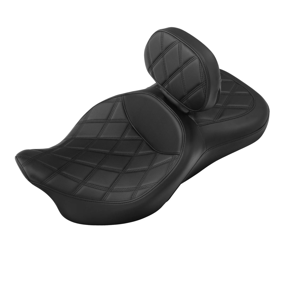 Driver Passenger Seat & Rider Backrest for Harley Road Street Glide (2009–2023)