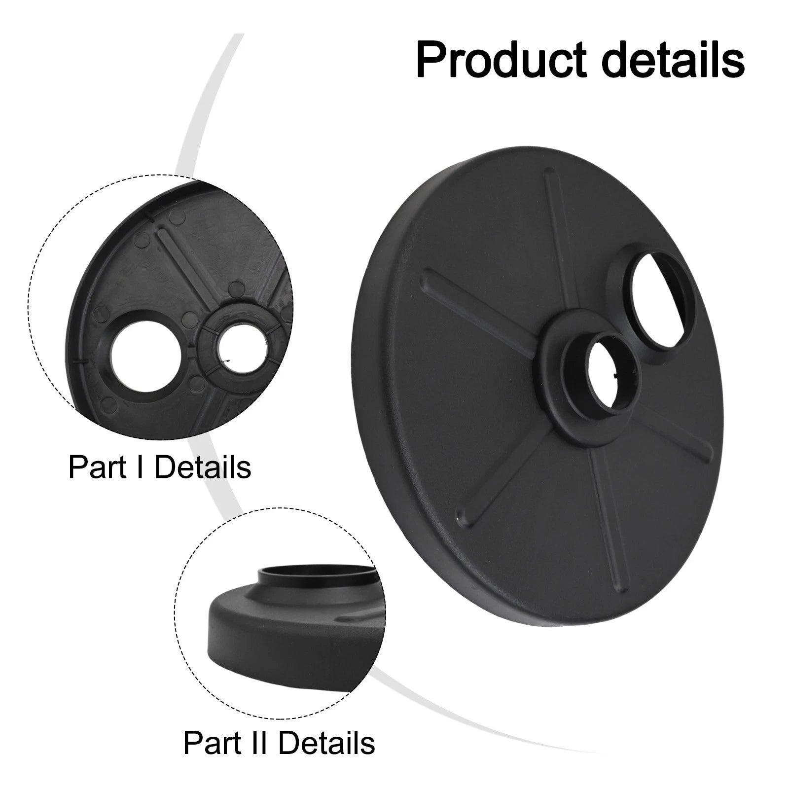 2X Lawn Mower Wheel Dust Covers for