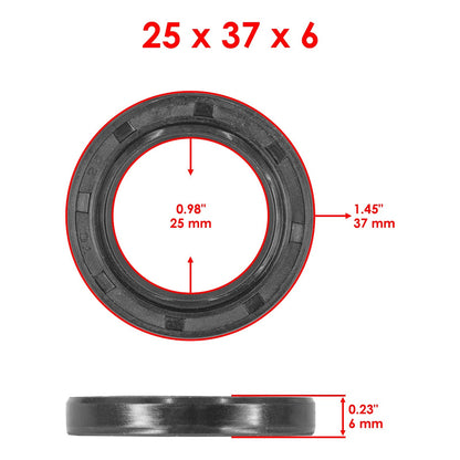 Front Wheel Ball Bearing and Seals Kit for Kawasaki KX125 (1993–2005)