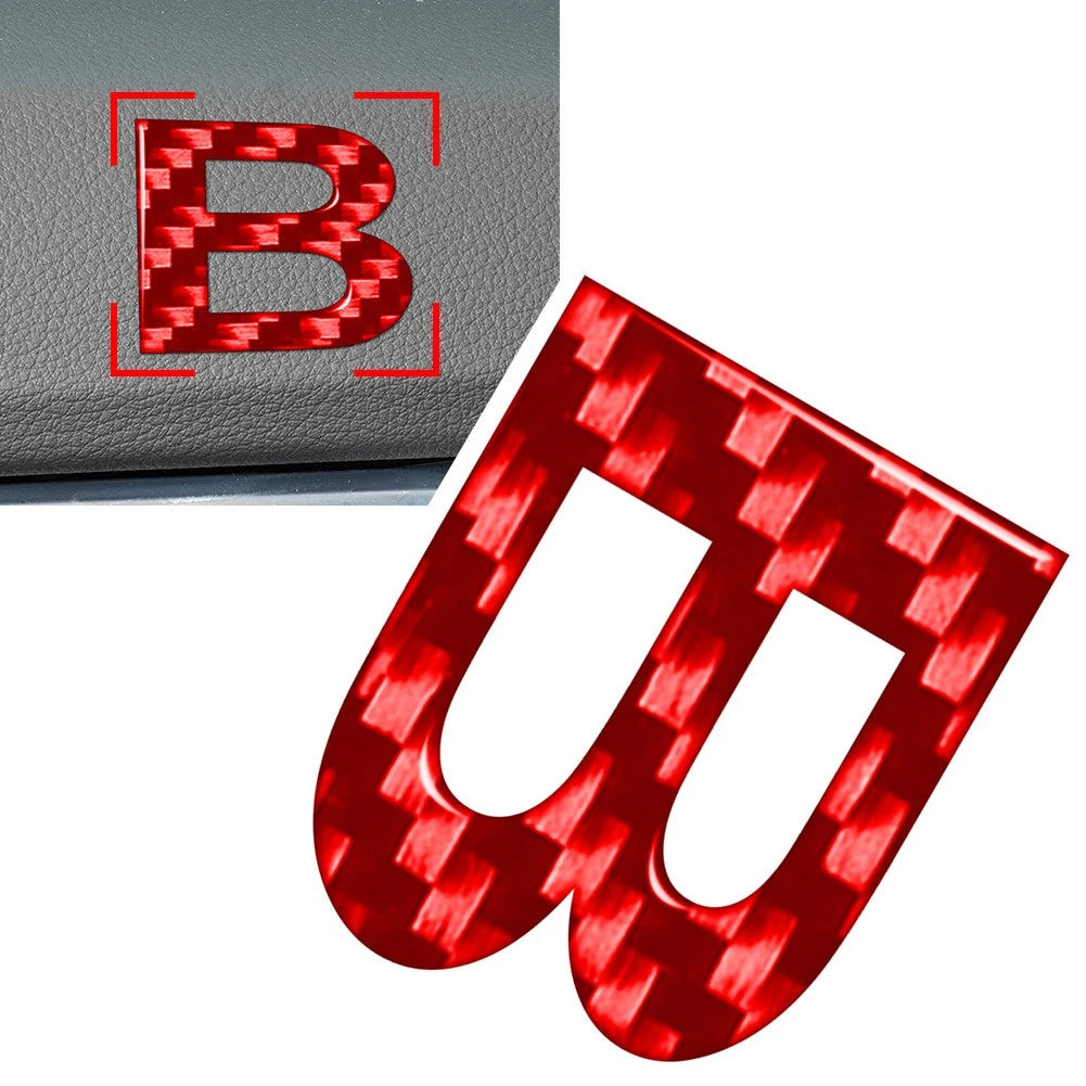 B Window Door Wall Car Badge Emblem Decals for