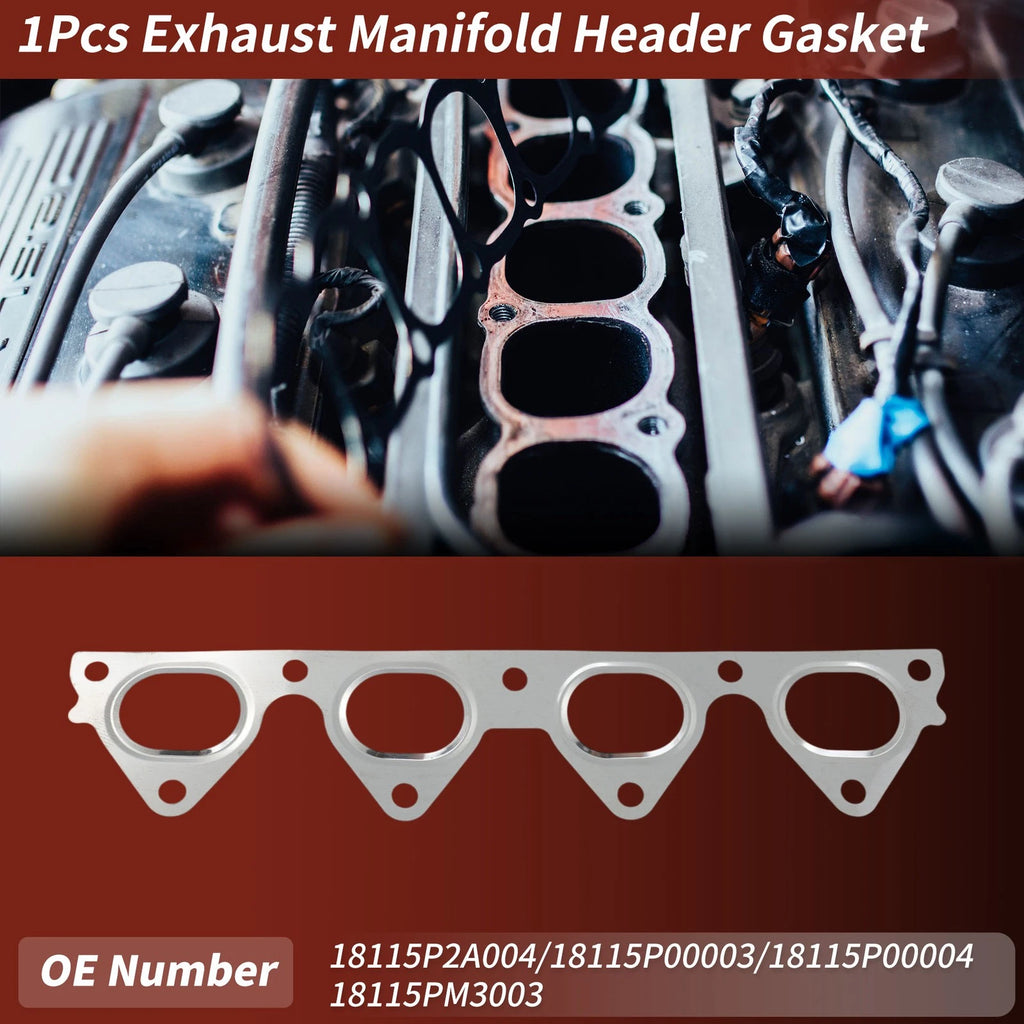 Exhaust Manifold Header Gasket Replacement for Honda Civic (1987–2001)