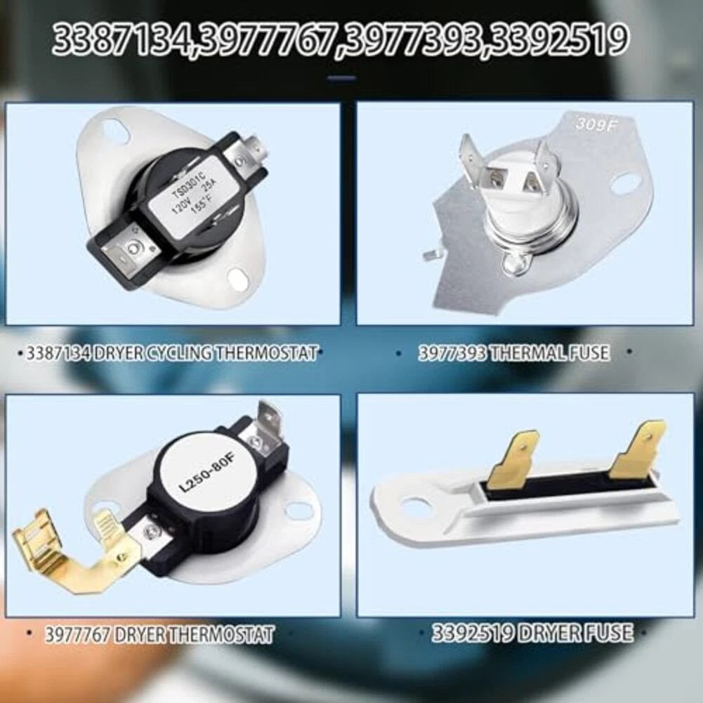 Dryer Thermostat Kit for model replacement (3387134)