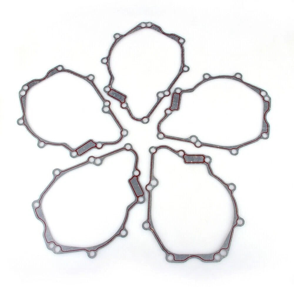 5PCS Stator Cover Gaskets for Yamaha YZR R6 YZF-R6 (1999–2005) #5EB-15451-00