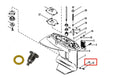 Magnetic Outdrive Gear Case Drain Plug Screw/Gasket for MerCruiser (22-8M0058389)