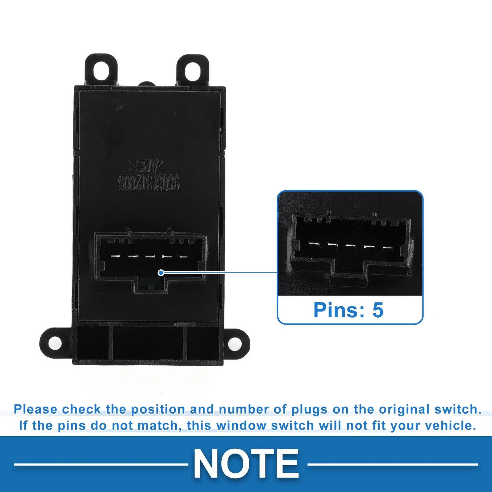 Power Window Switch for Honda City Civic (2001–2005)