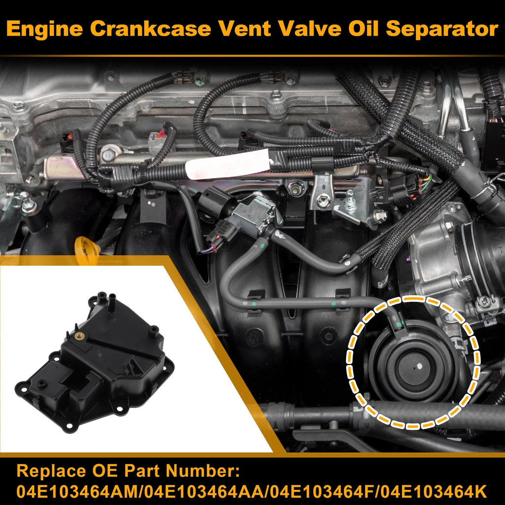Engine Crankcase Vent Oil Separator Valve for Volkswagen Golf (2015–2023)
